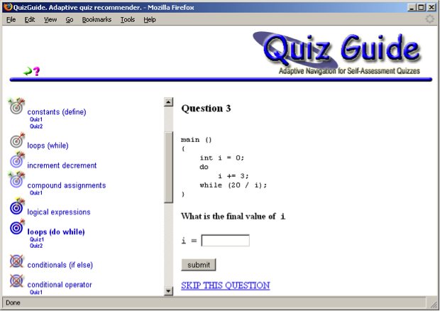 QuizGuide I
